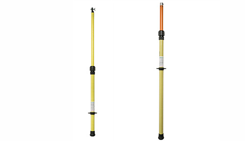 Insulating rods: Telescopic insulating rods in 2 elements for voltage ...